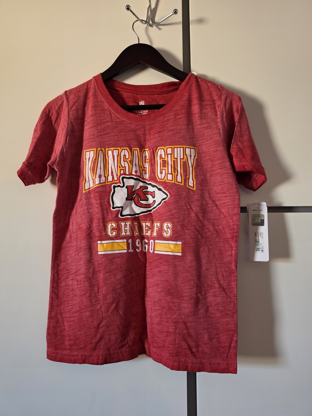 NFL Kansas City Chiefs Red Short Sleeve Graphic Tee